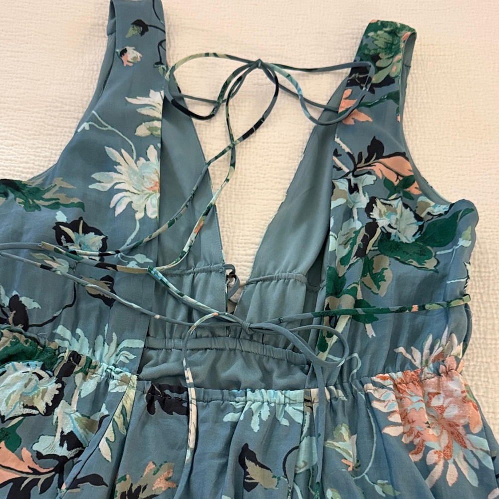 H&M Floral Deep V Maxi Dress - Picture 13 of 14